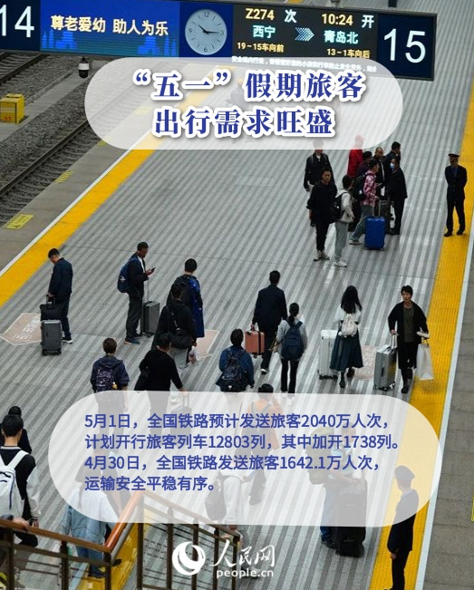 杏宇注册：“五一”假期旅客出行需求旺盛 铁路客流呈强劲增长态势